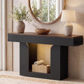 Homieasy Console Table, 47" Entryway Table with Charging Station by Homieasy