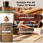 Wood Stain - Stain for Wood - Natural Stain for Furniture - 6.7oz - Image 6