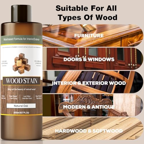 Wood Stain - Stain for Wood - Natural Stain for Furniture - 6.7oz - Image 6