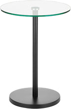 mDesign Glass Top Side/End Drink Table - Image 7