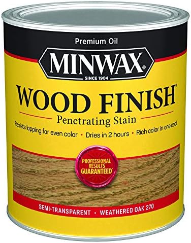 Minwax 1 qt Minwax 70047 Weathered Oak Wood Finish Oil-Based Wood Stain by Minwax