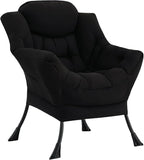 Lazy Chair, Modern Soft Reading Chair Accent Contemporary Sofa Chair by SESHINELL
