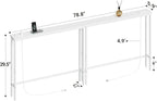 ELYKEN 2 Pack 5.9" Narrow Console Sofa Table - Image 3