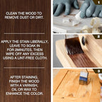Wood Stain - Stain for Wood - Natural Stain for Furniture - 6.7oz - Image 7