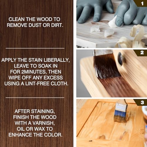 Wood Stain - Stain for Wood - Natural Stain for Furniture - 6.7oz - Image 7