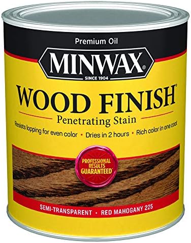 Minwax Wood Finish, Red Mahogany, 1 Quart by Minwax