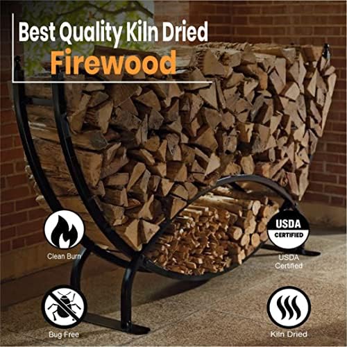 Old Potters Kiln Dried Firewood - Cherry, 1100 Cu. in, 16-18 Logs ~ 8" x 2.5" Logs. Solo Stove and Cooking Wood for Grilling, Smoking, and Firepits, Cherry. - Image 4