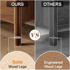 HOUROM Walnut Dresser for Bedroom,51"Wide 7 Drawer Mid Century Modern Chest - Image 3