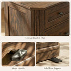 7 Drawers Dresser for Bedroom, 54" Wide Chest of Drawers w/Charging Station - Image 5