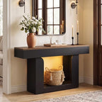 Homieasy Console Table, 47" Entryway Table with Charging Station - Image 3