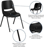 Flash Furniture HERCULES Series 440 lb. Capacity Kid's Black Ergonomic Shell - Image 4