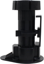 Jiozermi 12 Pack Black Plastic Cabinet Legs, Adjustable Furniture Feet - Image 4