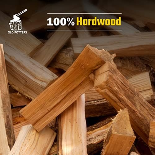 Old Potters Kiln Dried Firewood - Cherry, 1100 Cu. in, 16-18 Logs ~ 8" x 2.5" Logs. Solo Stove and Cooking Wood for Grilling, Smoking, and Firepits, Cherry. - Image 2