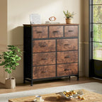DUMOS Dresser for Bedroom, Storage Organizer with 9 Drawers - Image 2