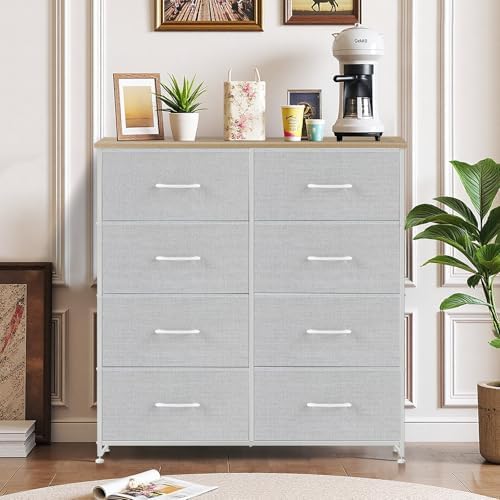 8-Drawer Dresser for Bedroom, Anti-Tip Tall Storage Organizer - Image 2