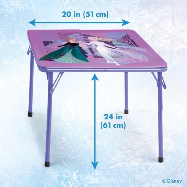 Disney Frozen Kids Folding Table & Chairs Set - Image 3
