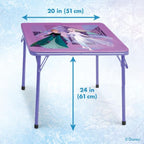 Disney Frozen Kids Folding Table & Chairs Set - Image 3