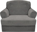 CUCRAF T Cushion Sofa Cover 2 Piece Armchair Slipcovers, Soft Thick Velvet by CUCRAF