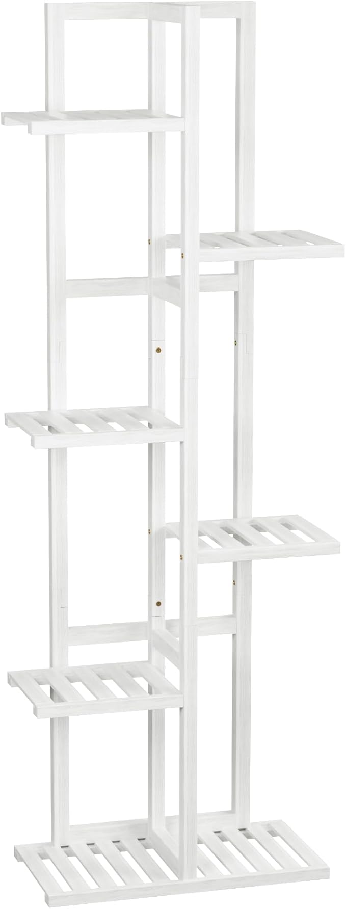 ROMGUAR CRAFT 6 Tier Bamboo Plant Stand Indoor, Wood Tall Flower Holder Corner - Image 7