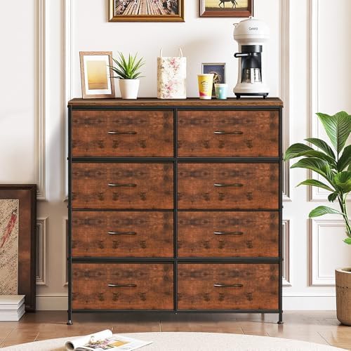 8-Drawer Dresser for Bedroom, Anti-Tip Tall Storage Organizer - Image 2