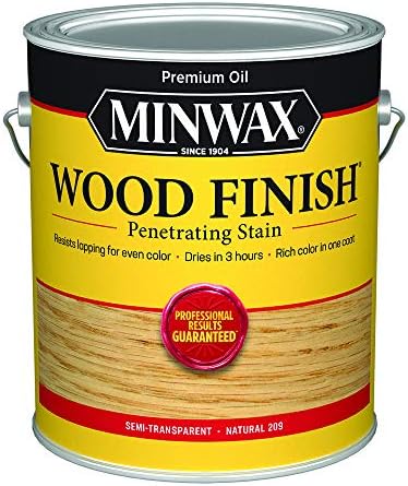 Minwax 710700000 Wood Finish 250 VOC Compliant, Natural Stain, Gallon by Minwax