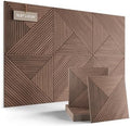 Fluxynara 6-Pack Large Felt Bulletin Board, Walnut Facet by FLUXYNARA