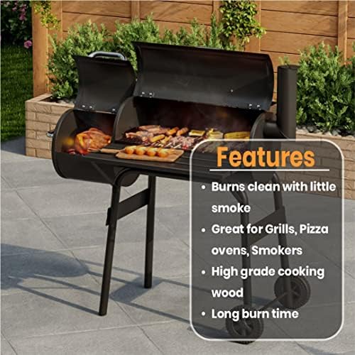 Old Potters Kiln Dried Firewood - Oak, 1100 Cu. in, 16-18 Logs ~ 8" x 2.5" Logs. Cooking Wood for Grilling, Smoking, and Firepits, Oak. - Image 5
