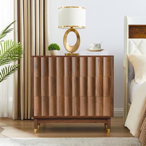 Bifins 31.5" Wide Fluted 3 Drawer Dresser - Image 4