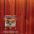 Ready Seal Exterior Wood Stain & Sealer, Redwood, 1 Gallon - Image 2