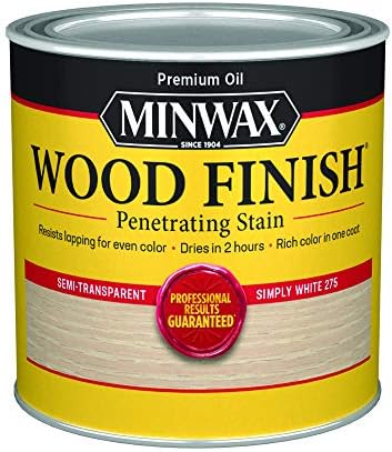 Minwax Wood Finish, Simply White, 1/2 Pint by Minwax