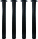 QLLY 20 inch Adjustable Metal Desk Legs, Heavy Duty Furniture Table Legs by QLLY