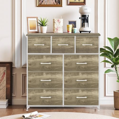 9-Drawer Dresser for Bedroom, Anti-Tip Tall Storage Organizer - Image 2