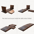 LUNIZ Nightstand Sofa Table Wooden Floor Table - Image 3