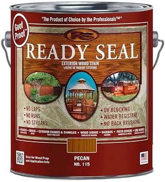 Ready Seal Exterior Wood Stain & Sealer, Pecan, 1 Gallon by ReadySeal