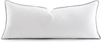 MIULEE Goose Feather Down 14x36 Pillow Insert by MIULEE
