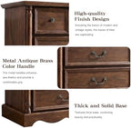 Farmhouse 6 Drawers Dresser, 47" High, Walnut - Image 5