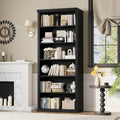 Rresyet Bookcase and Bookshelves, 28" W Tall Bookshelf, Black by ReinventingtheGoodinLife