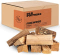 Old Potters Kiln Dried Firewood - Hickory, 1100 Cu. in, 16-18 Logs ~ 8" x 2.5" Logs. Cooking Wood for Grilling, Smoking, and Firepits, Hickory. by AKSquared