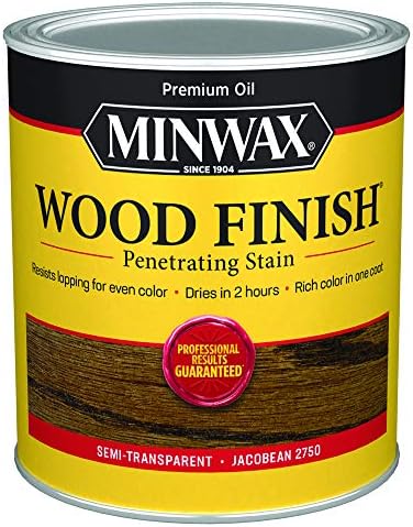 Minwax 70014444 Wood Finish, Jacobean Stain, Quart by Minwax