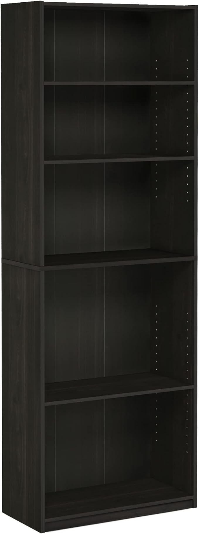 Furinno Jaya Book Shelf, 5-Tier Bookshelf, Tall Standing Bookcase - Image 7
