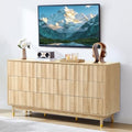Bifins 60" Wide Fluted Dresser for Bedroom with 9 Drawers by BifinsFurniture