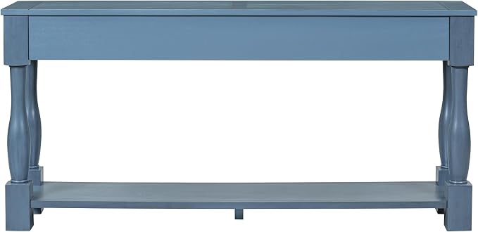 Knocbel 64 Inch Long Antique Entry Console Table - Image 9