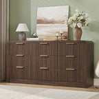 Decofy Fluted 9 Drawers Dresser, 63'' Wide Chest of Drawers for Bedroom - Image 6