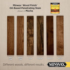 Minwax Wood Finish 700194444, Mocha Stain, Quart - Image 2