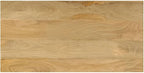 Solid Mango Wood Coffee Table 39.4"x19.7"x13.8" Rectangular Accent Table - Image 5