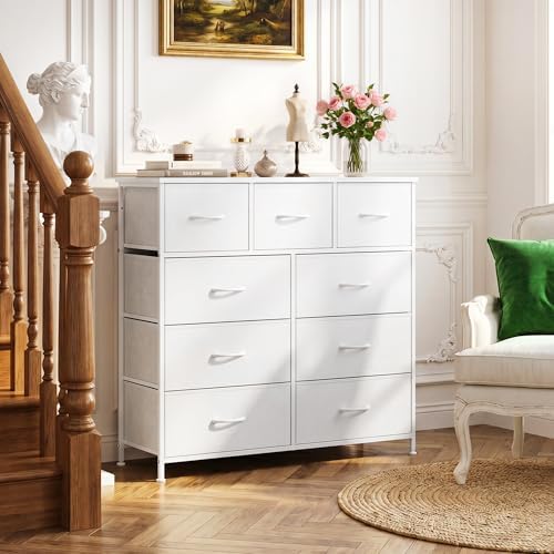9-Drawer Dresser for Bedroom, Anti-Tip Tall Storage Organizer - Image 2