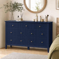 RoyalCraft 7 Drawer Dresser for Bedroom, 53" Wide, Wooden Chest of Drawers by Bringyoubetterlife