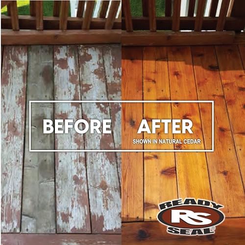 Ready Seal 112 Stain and Sealer, Natural Cedar, 1 gal, Can - Image 4