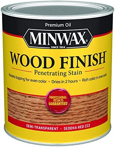 Minwax Wood Finish, Sedona Red, 1 Quart by Minwax