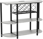 Unikito 4-Tier Metal Coffee Bar Cabinet - Image 5